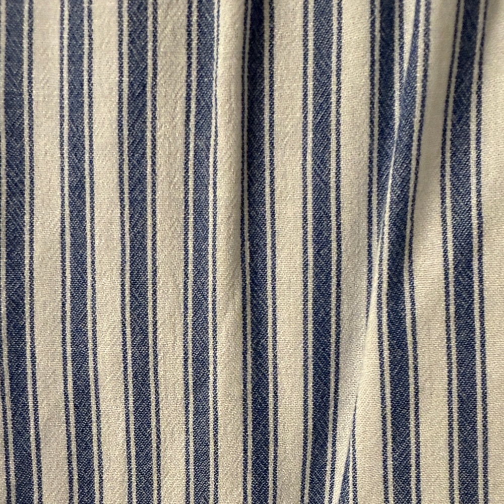 Maurices Blue and White Striped Button-Down Shirt - Picture 8 of 10